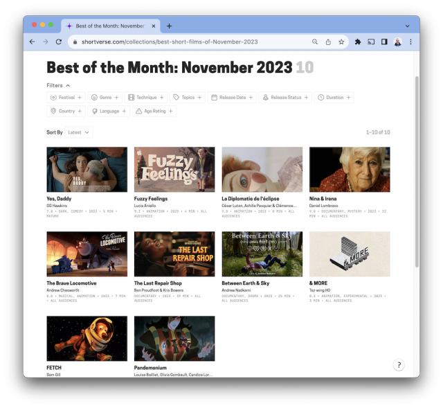 Best of the Month November 2023